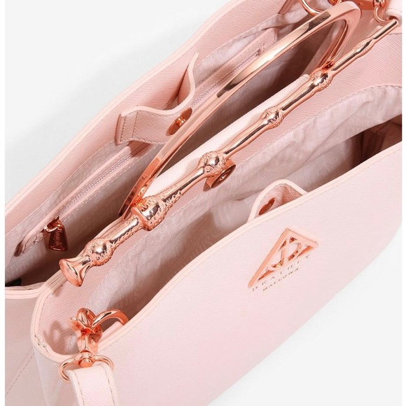 Loungefly Harry Potter Deathly Hollows Elder Wand Crossbody Handbag Satchel NWT - Picture 6 of 6